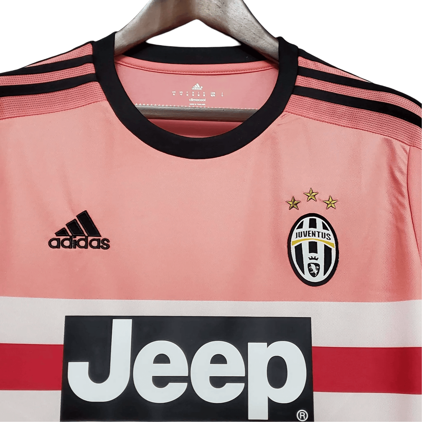 2015/2016 Juventus Retro Jersey - JEEP Pink Edition at GoVintageJersey Store