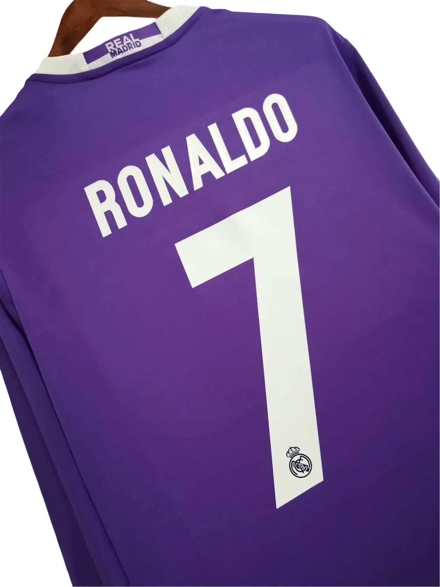 2016/2017 Real Madrid Fly Emirates - Away Purple Retro Kit - long sleeves - GovintageJersey