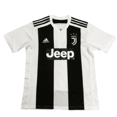2018/2019 Juventus Retro Jersey - JEEP Home Edition at GoVintageJersey Store