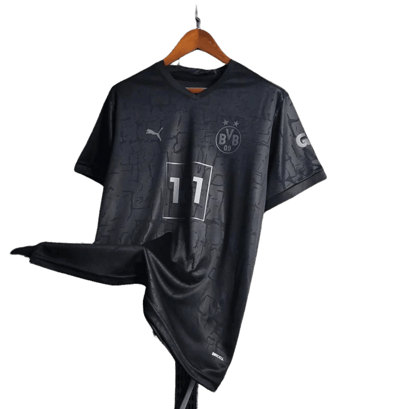 2023/2024 Borussia Dortmund 1&1 All Black Jersey - Special Edition - GovintageJersey