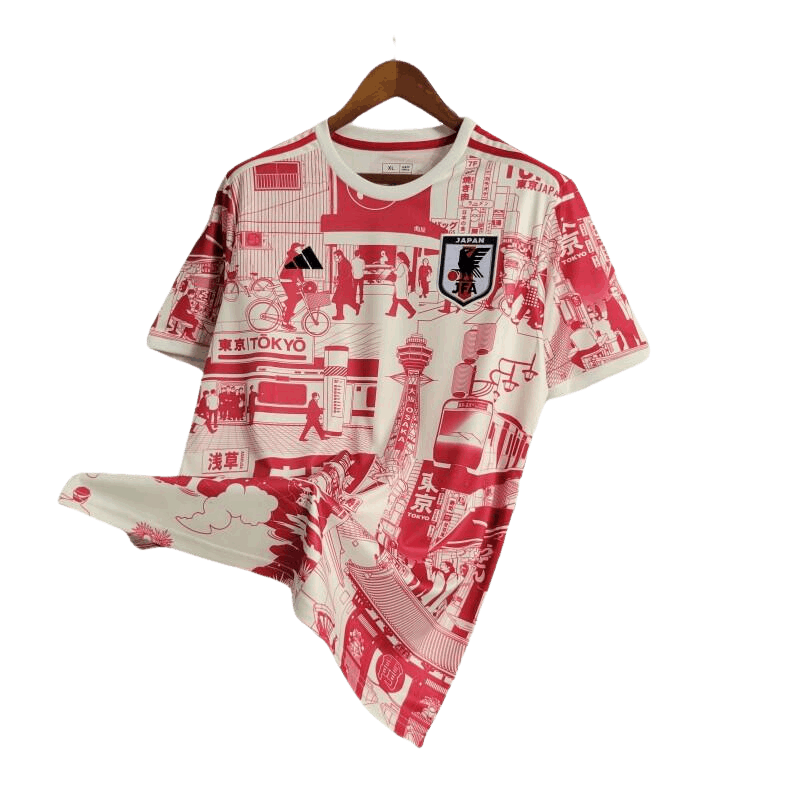 2023/2024 Japan White & Red Tokyo Jersey - Special Edition - GovintageJersey