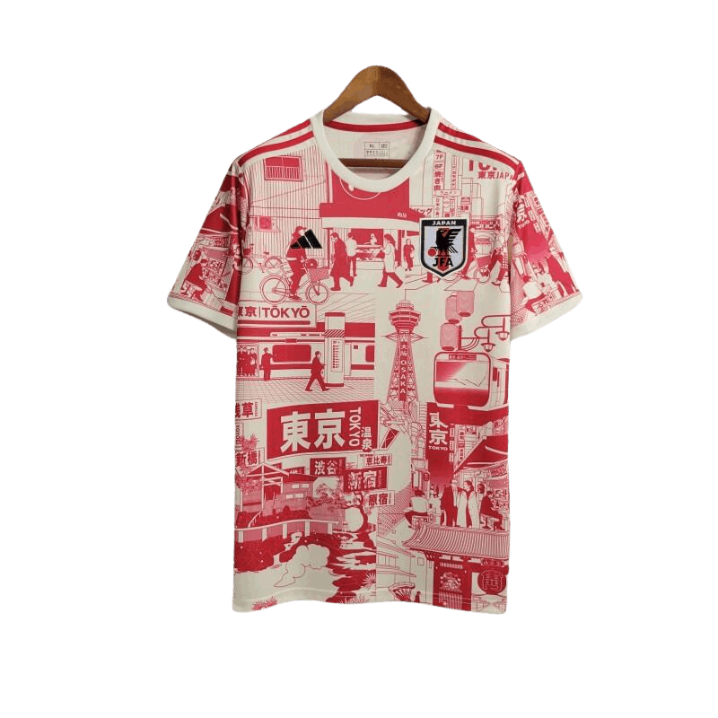 2023/2024 Japan White & Red Tokyo Jersey - Special Edition - GovintageJersey