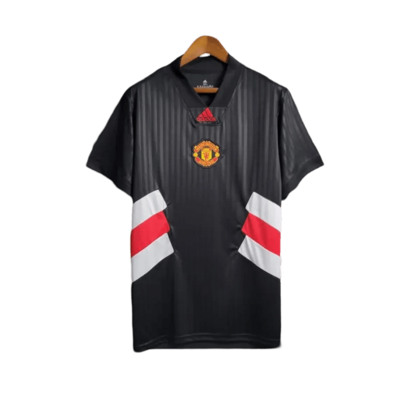 2023/2024 Manchester United Black Icon Embroidery Logo Jersey - Special Edition - GovintageJersey
