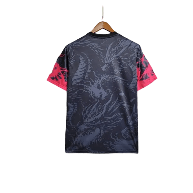 2025 Real Madrid Dragon Black & Red Jersey - Limited Edition - GovintageJersey