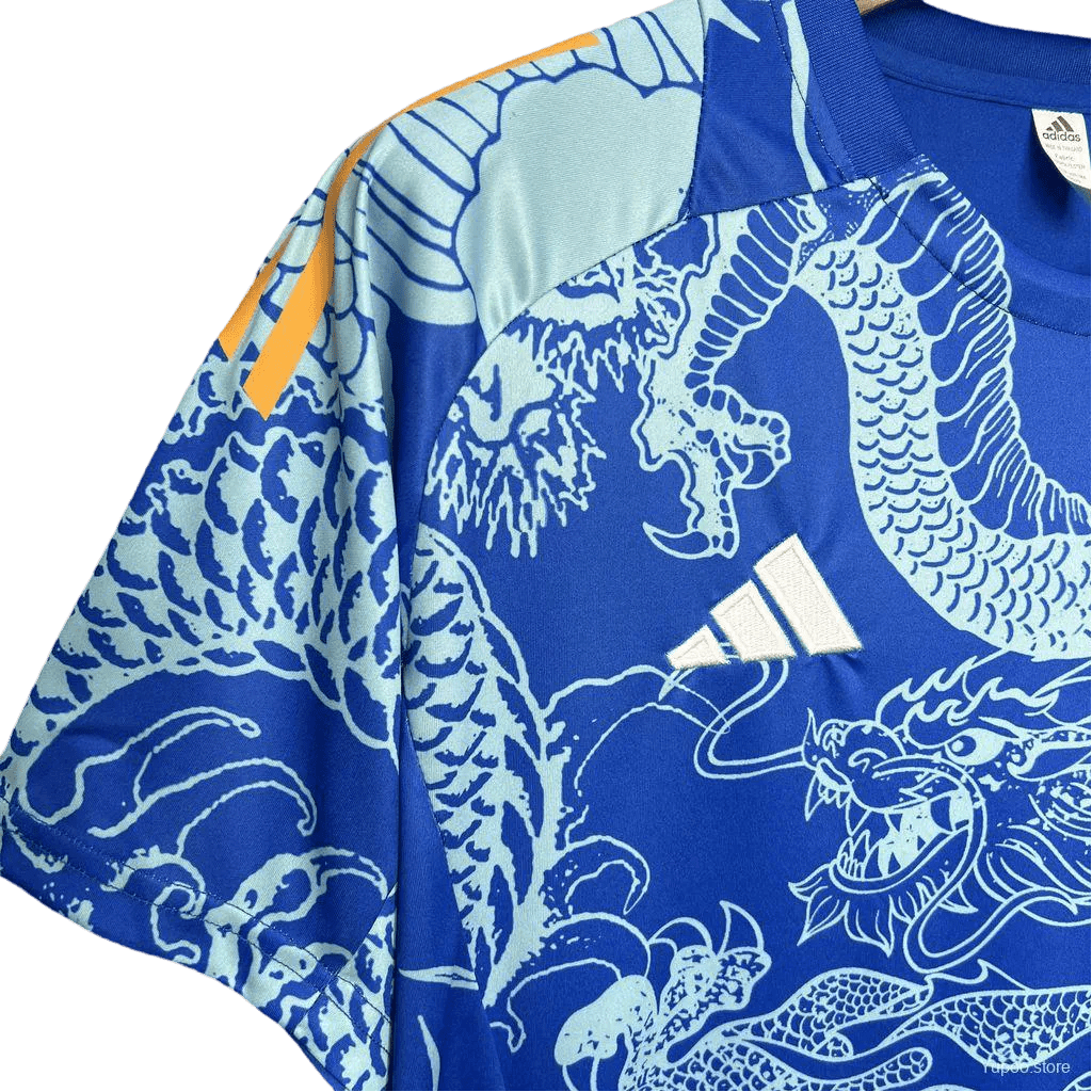 2025 Real Madrid Dragon Blue Jersey - Limited Edition - GovintageJersey
