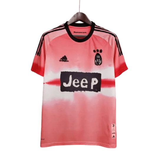 Juventus Retro Jersey - Pink JEEP Limited Edition at GoVintageJersey