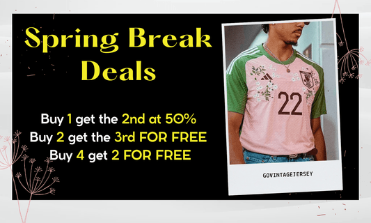 Spring Break Deals on Football Kits: Where Football Meets Freedom - GovintageJersey