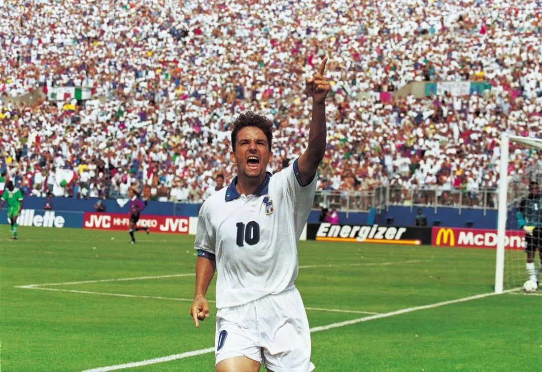 Blog Storytelling: The Divine Ponytail: Roberto Baggio and the Beauty of Imperfection at GoVintageJersey Store