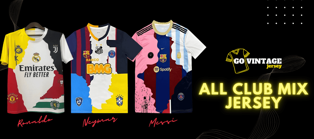 The Ultimate All Club Mix Jerseys of Ronaldo, Messi & Neymar - GovintageJersey