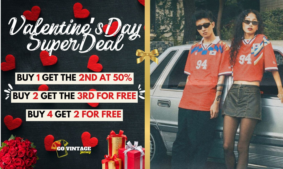 Valentine's Super Deals on Retro & Vintage Football jerseys - GovintageJersey