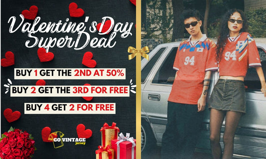 Valentine's Super Deals on Retro & Vintage Football jerseys - GovintageJersey