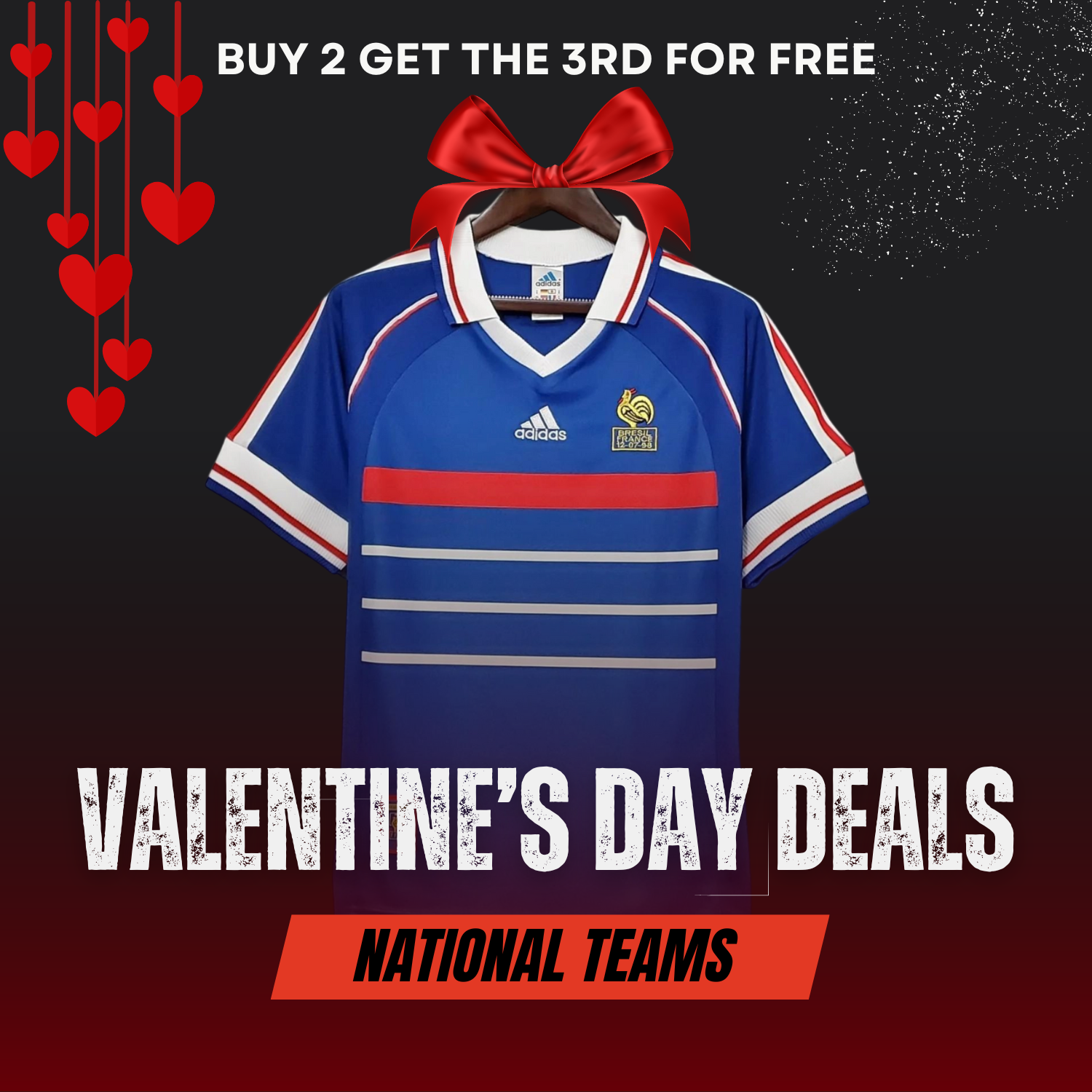 Shop By National Teams - Valentine's Day Deals at GovintageJersey Store