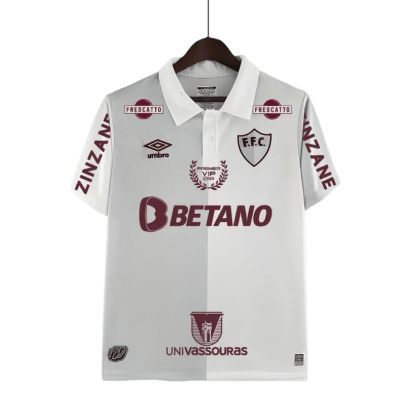 120th Anniversary Fluminense BETANO - White Grey Retro kit - GovintageJersey