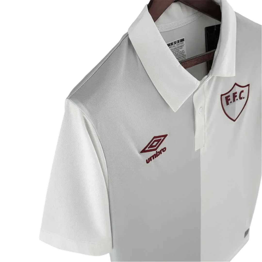 120th Anniversary Fluminense BETANO - White Grey Retro kit - GovintageJersey