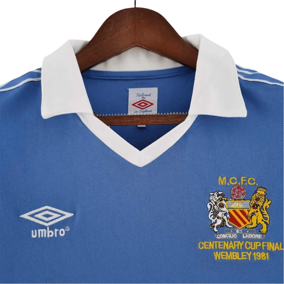 1981/1982 Manchester City Centenary Cup Final - Home Retro Kit - ClassicKits433 - GovintageJersey