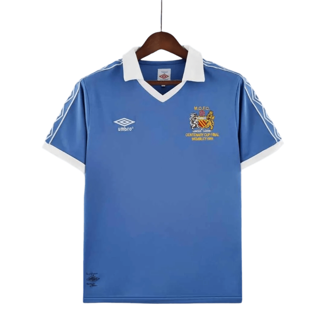 1981/1982 Manchester City Centenary Cup Final - Home Retro Kit - ClassicKits433 - GovintageJersey