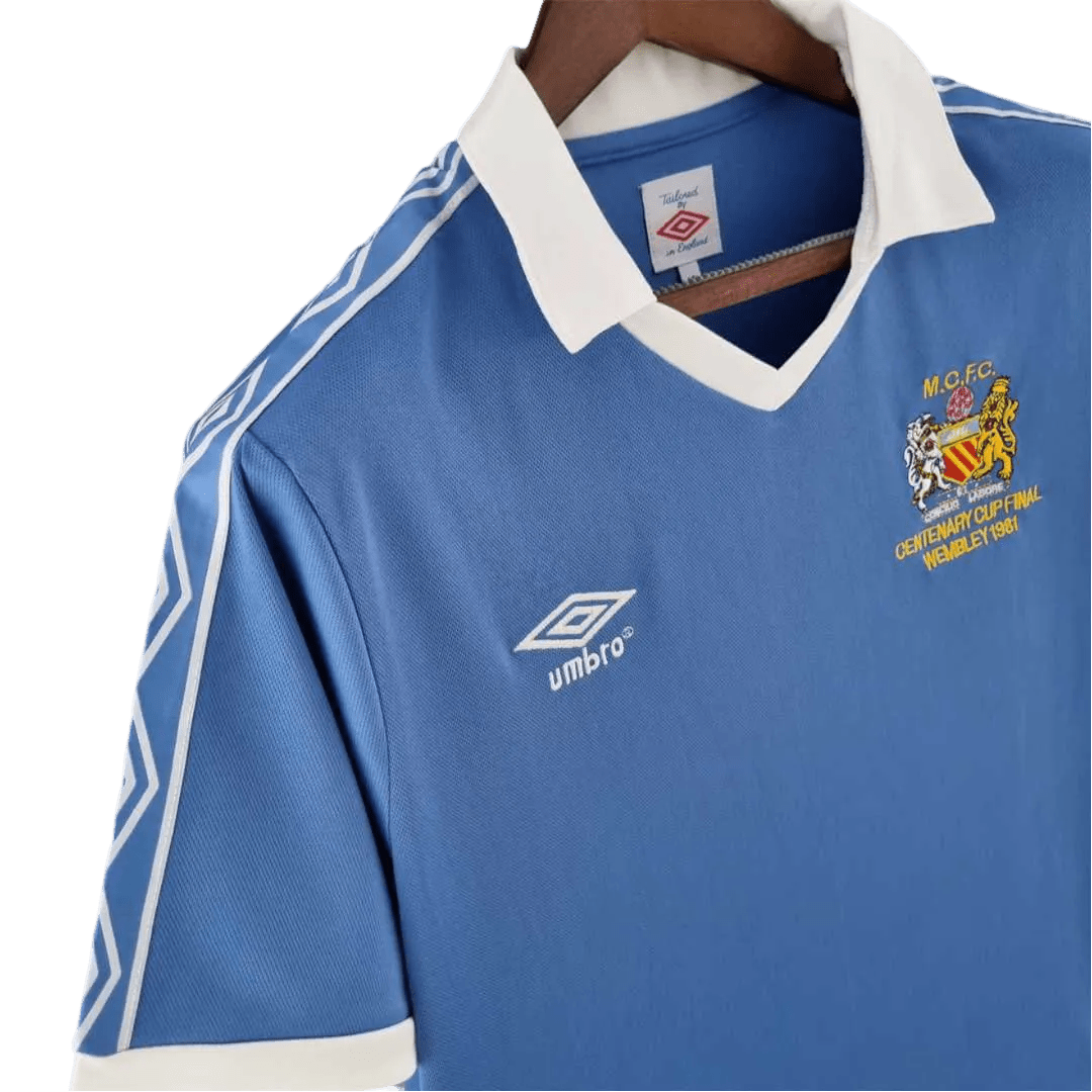 1981/1982 Manchester City Centenary Cup Final - Home Retro Kit - ClassicKits433 - GovintageJersey