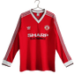 1983 Manchester United SHARP Electronics - Home Retro Kit – Long Sleeves - ClassicKits433 - GovintageJersey