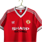 1983 Manchester United SHARP ELECTRONICS - Home Retro Kit – Short Sleeves - ClassicKits433 - GovintageJersey