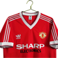 1983 Manchester United SHARP ELECTRONICS - Home Retro Kit – Short Sleeves - ClassicKits433 - GovintageJersey