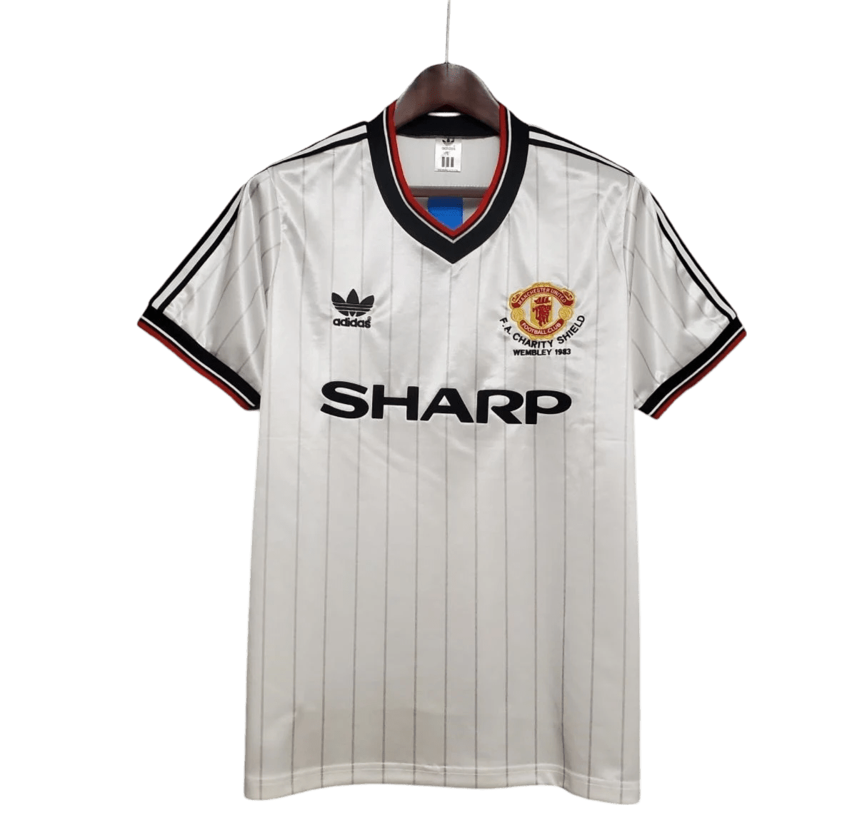 1983/1984 Manchester United SHARP - FA Charity Shield - Away Retro Kit - ClassicKits433 - GovintageJersey