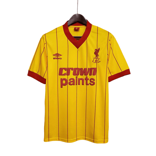 1984/1985 Liverpool Crown Paints - Yellow Away Retro Kit - ClassicKits433 - GovintageJersey