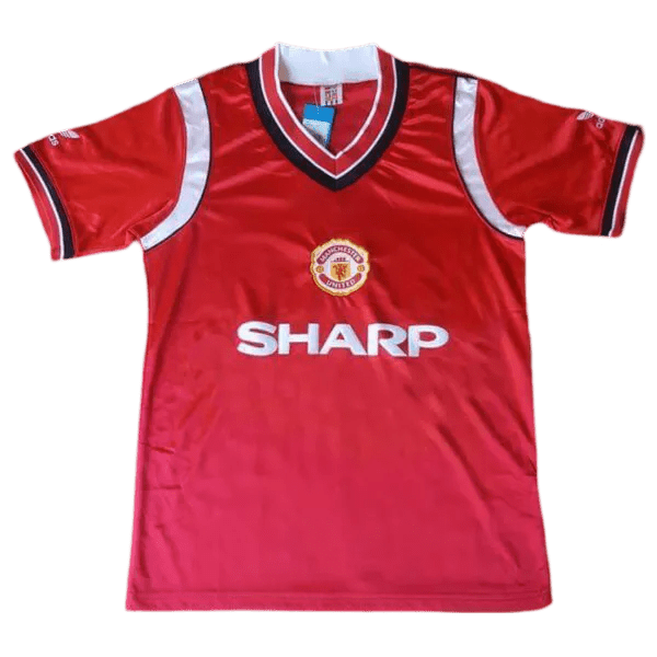 1984/1986 Manchester United SHARP - Home Retro Kit - ClassicKits433 - GovintageJersey