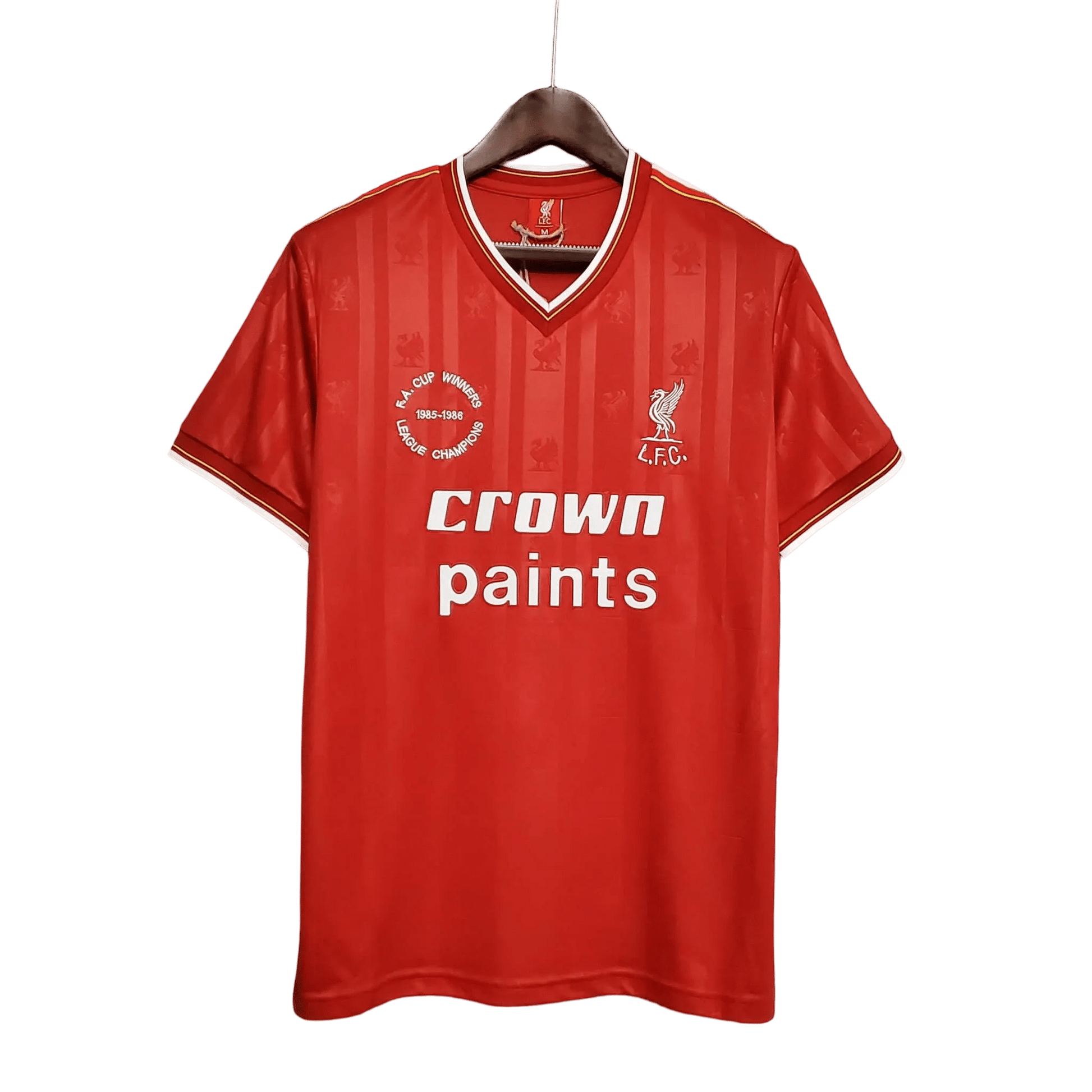 1985/1986 LiverpooI Crown Paints Home Retro Kit - ClassicKits433 - GovintageJersey