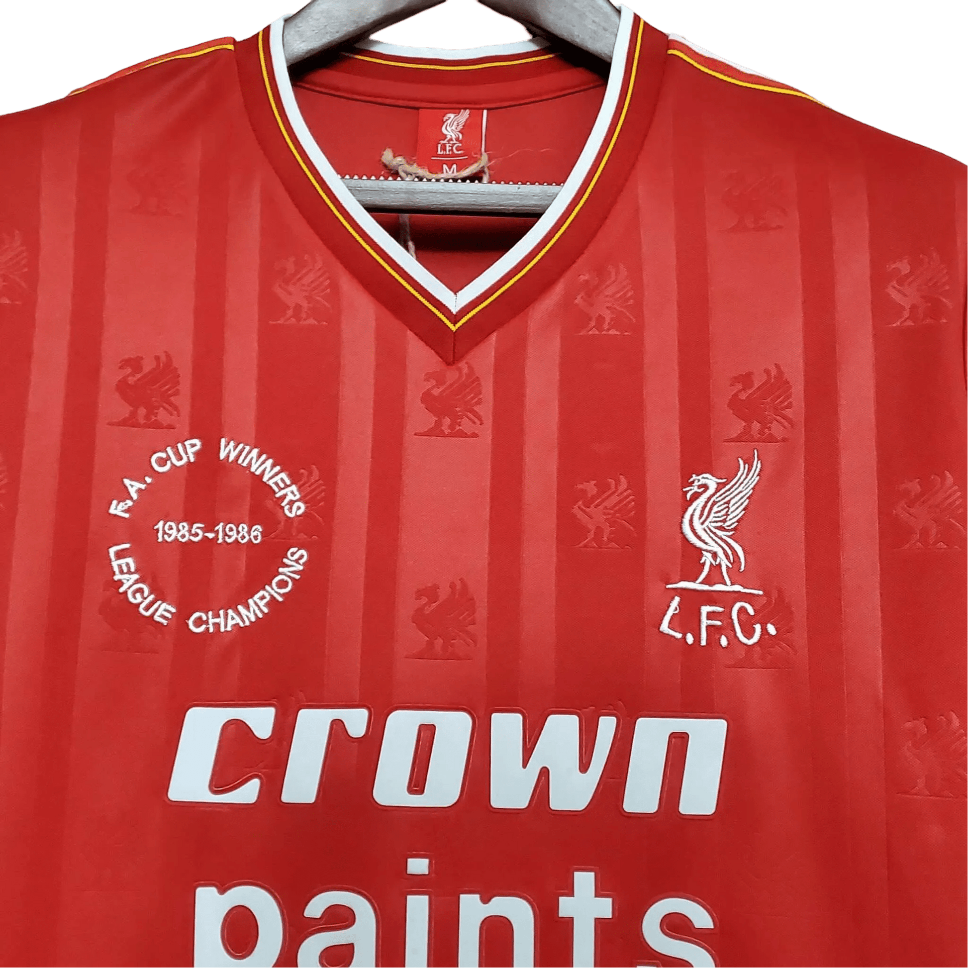 1985/1986 LiverpooI Crown Paints Home Retro Kit - ClassicKits433 - GovintageJersey