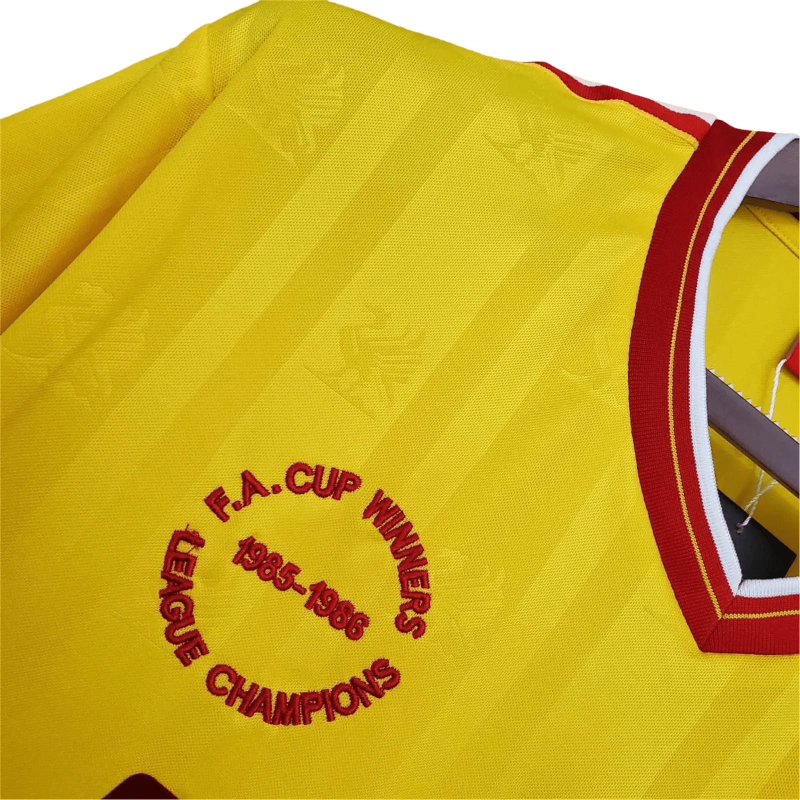 1985/1986 Liverpool Crown Paints - Yellow Third Retro Kit - ClassicKits433 - GovintageJersey