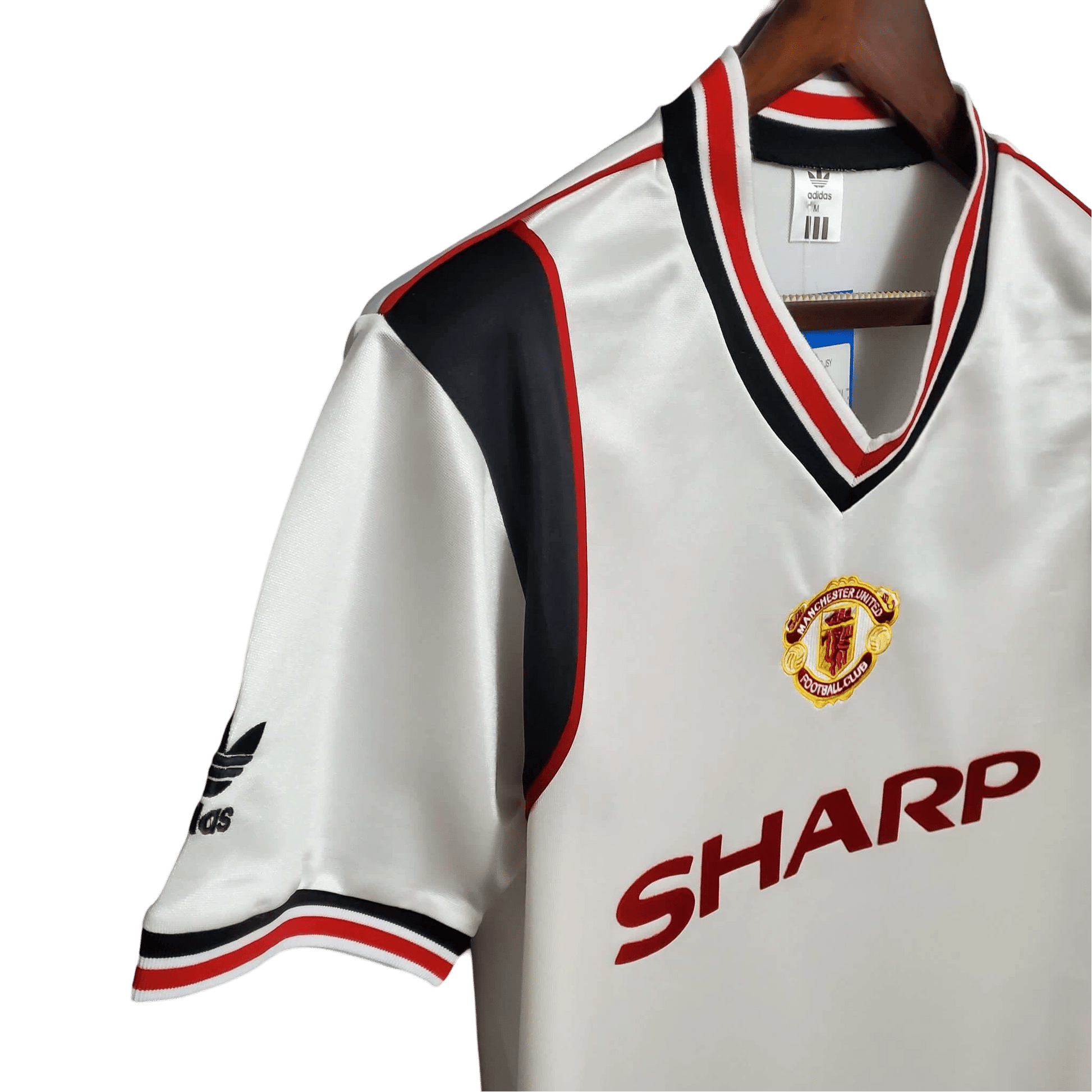 1985/1986 Manchester United SAHRP - White Away Retro Kit - ClassicKits433 - GovintageJersey