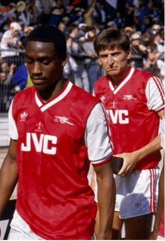 1986/1987 Arsenal JVC Home Retro Kit - ClassicKits433 - GovintageJersey