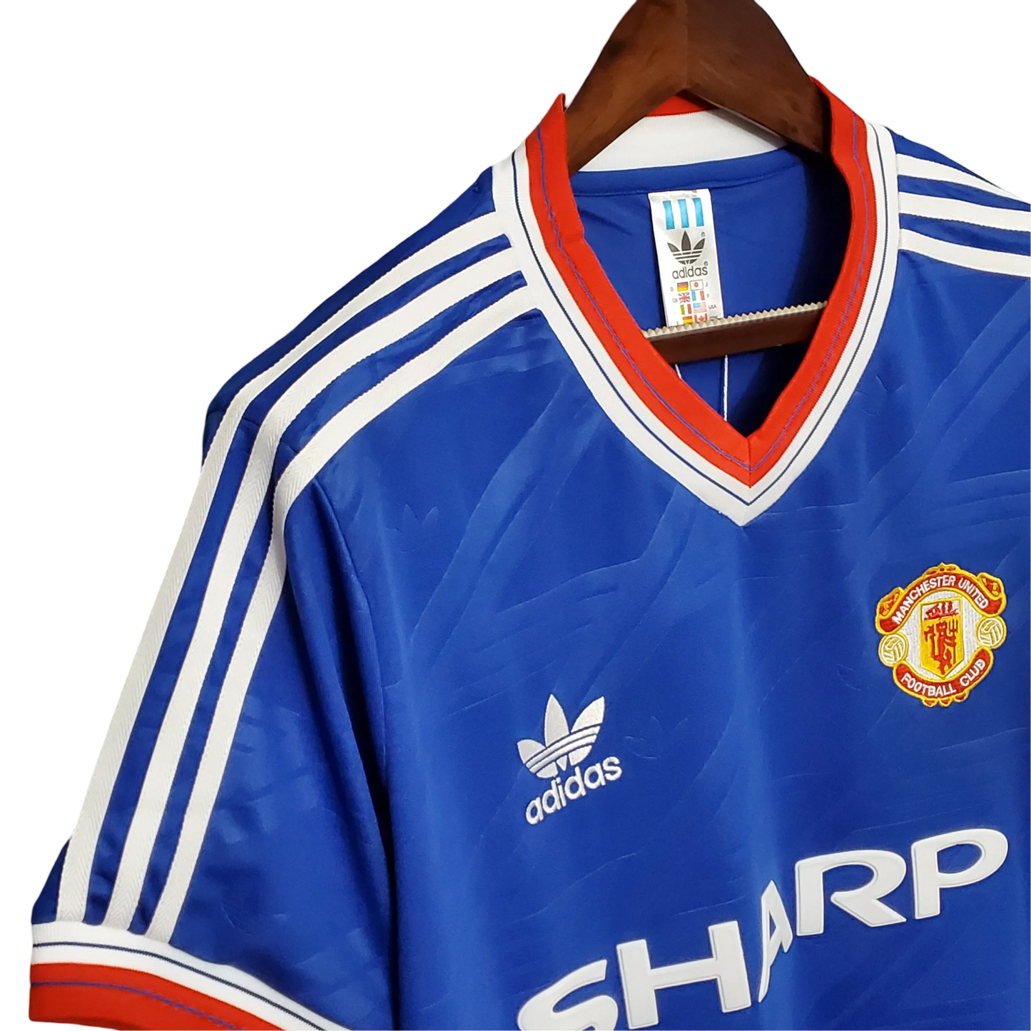 1986/1988 Manchester United SHARP - Away Retro Kit - ClassicKits433 - GovintageJersey