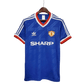 1986/1988 Manchester United SHARP - Blue Third Retro Kit - ClassicKits433 - GovintageJersey