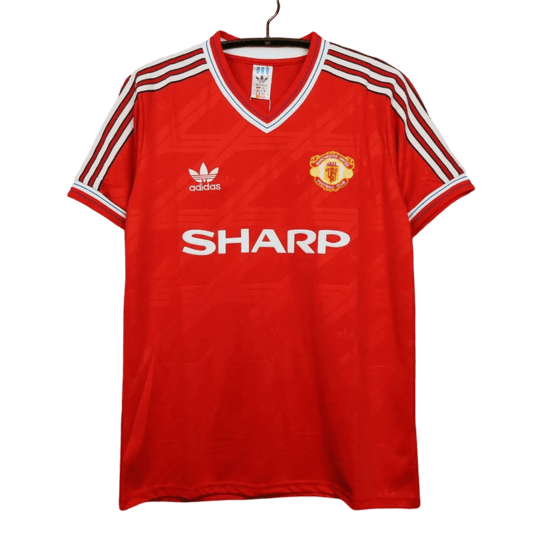 1986/1988 Manchester United SHARP - Home Retro Kit - ClassicKits433 - GovintageJersey