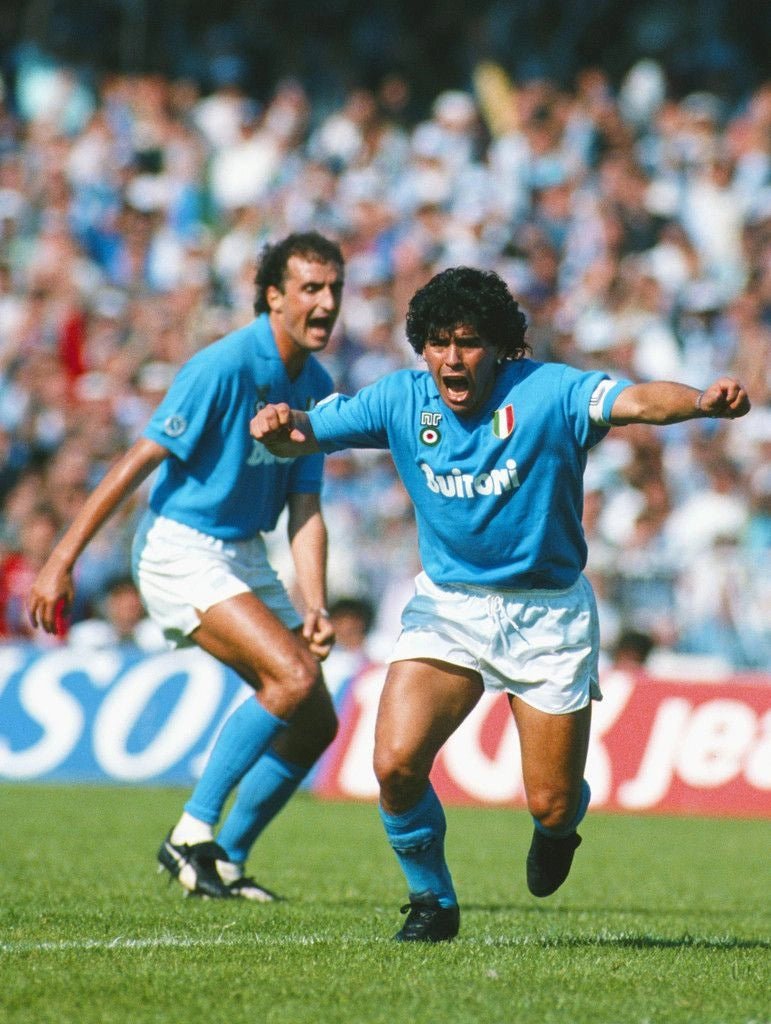 1987/1988 Napoli Buitoni Home Retro Kit - ClassicKits433 - GovintageJersey