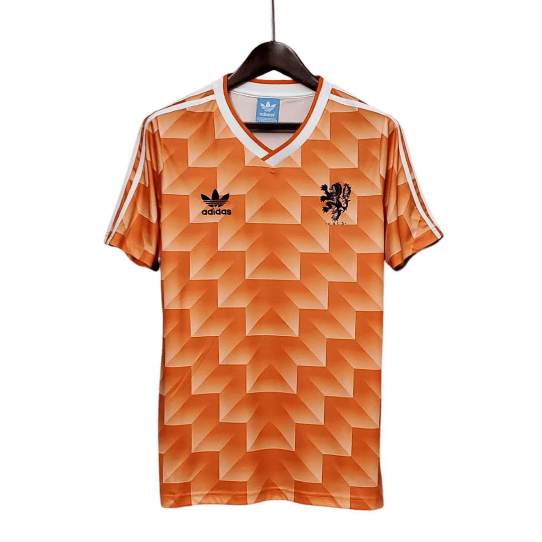 1988/1989 Netherlands Euro Home Retro Kit - ClassicKits433 - GovintageJersey