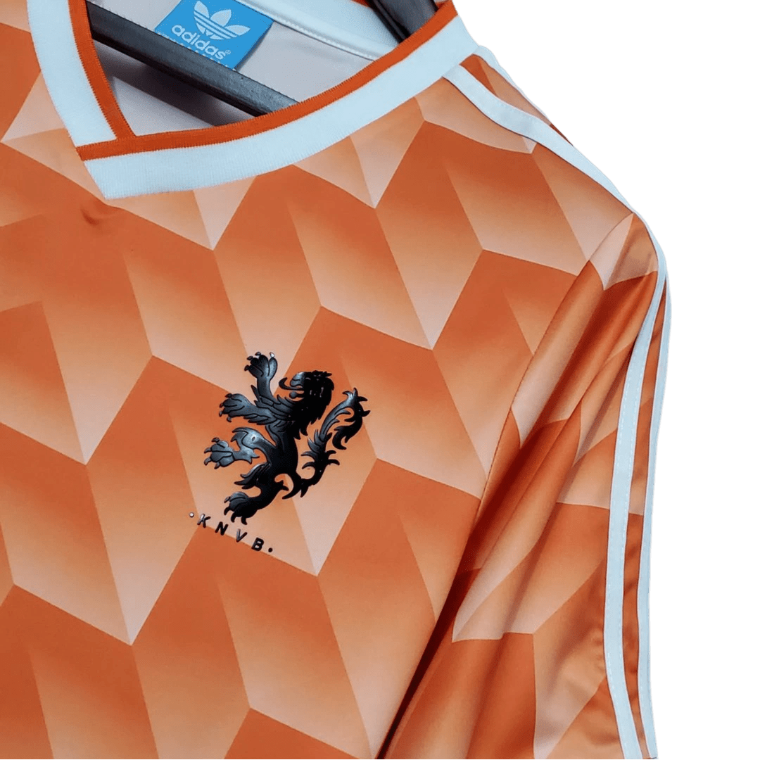 1988/1989 Netherlands Euro Home Retro Kit - ClassicKits433 - GovintageJersey