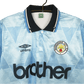 1988/1990 Manchester City Brother Home Retro Kit - ClassicKits433 - GovintageJersey