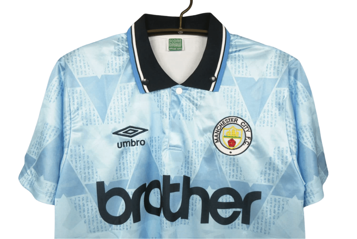 1988/1990 Manchester City Brother Home Retro Kit - ClassicKits433 - GovintageJersey