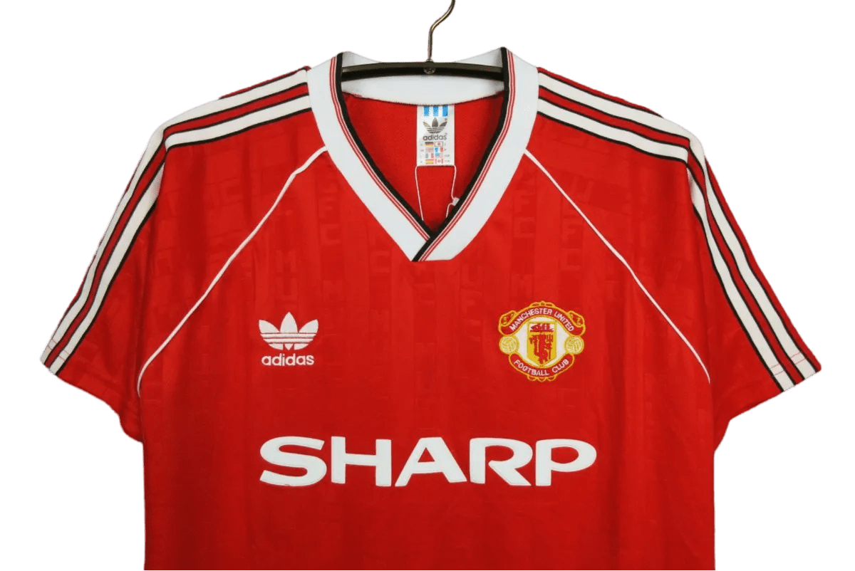 1988/1990 Manchester United SHARP - Home Retro kit - ClassicKits433 - GovintageJersey