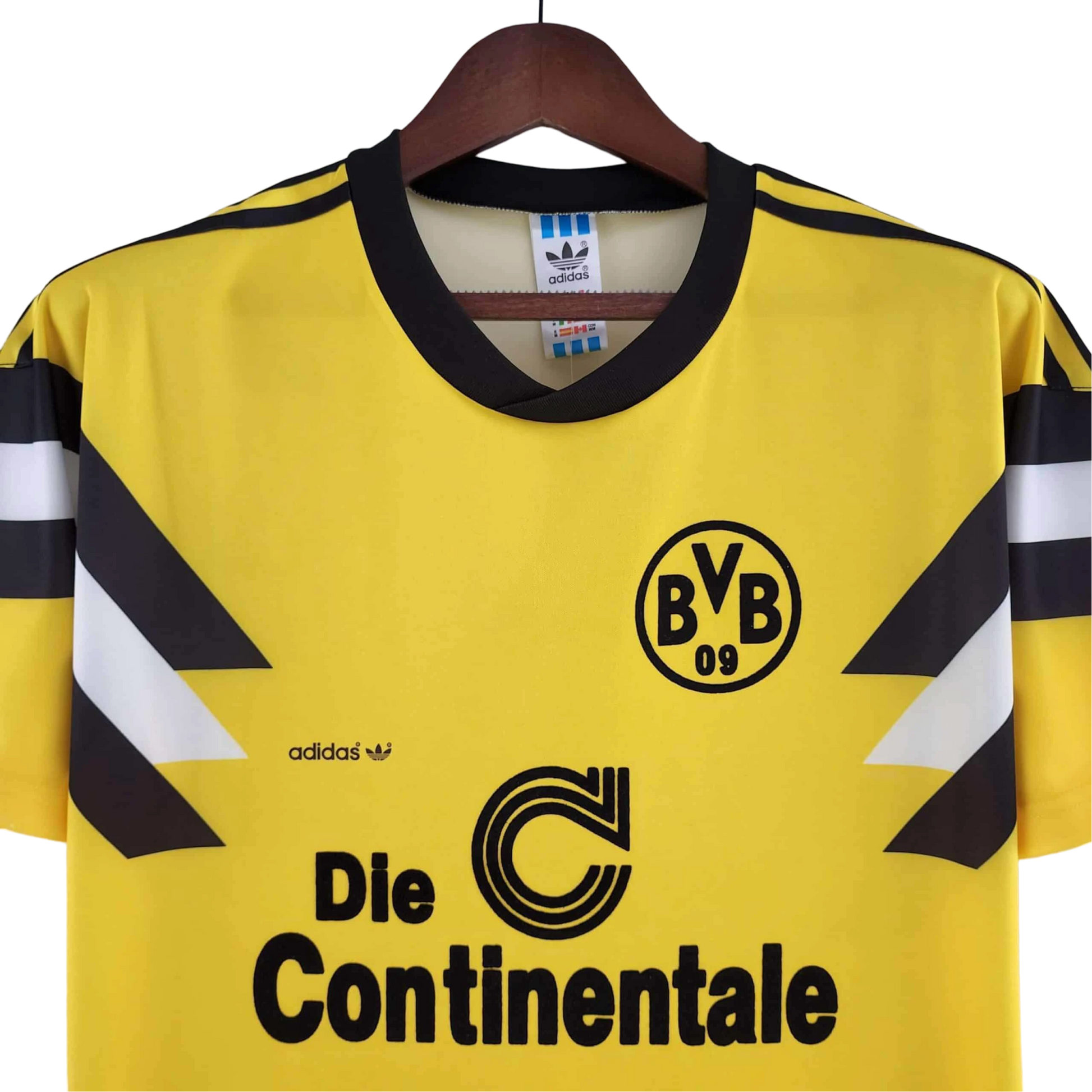 1989/1990 Borussia Dortmund Continentale Home Retro Kit - ClassicKits433 - GovintageJersey