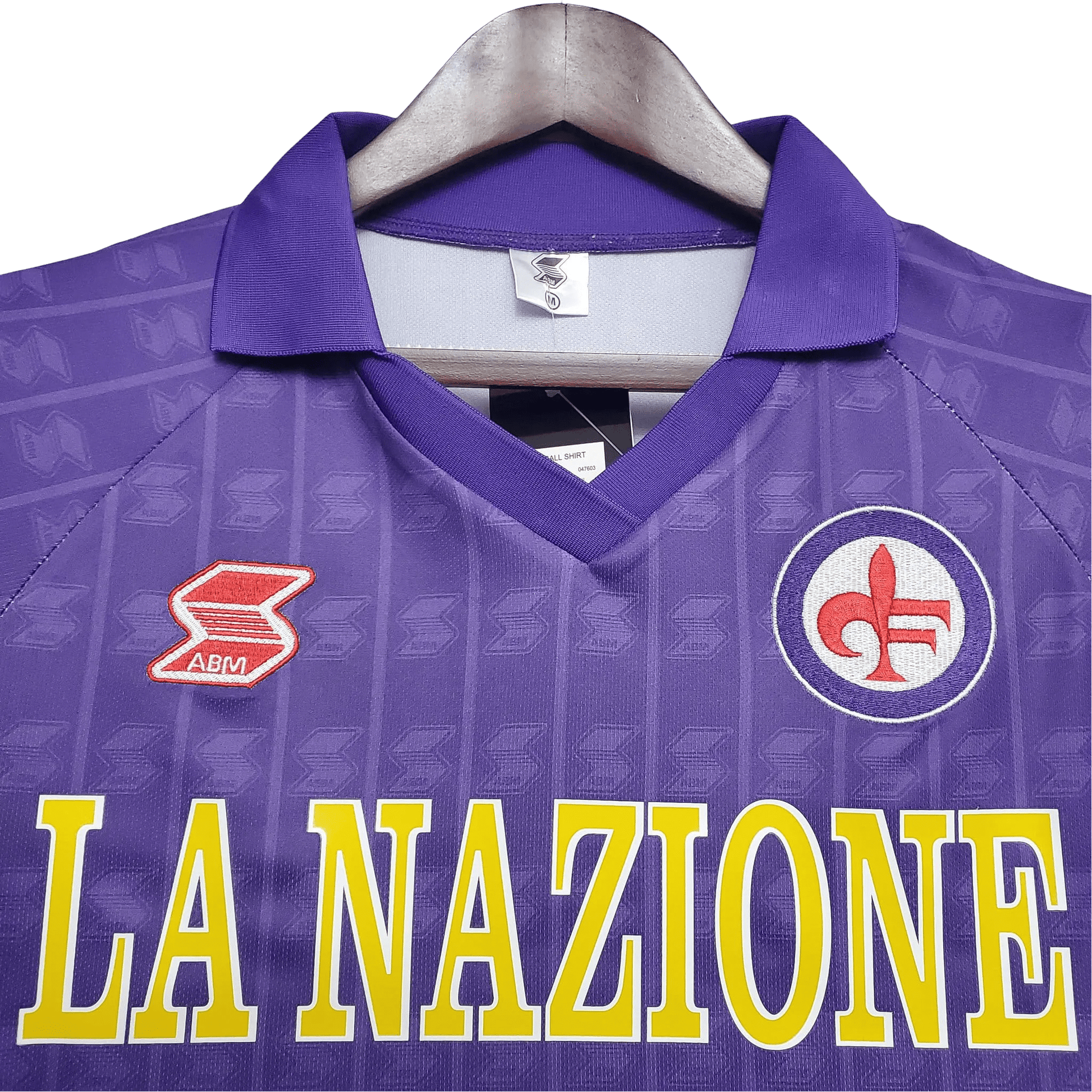 1989/1990 Fiorentina Florence LA NAZIONE Home Retro Kit - ClassicKits433 - GovintageJersey