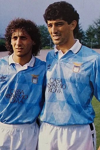 1989/1990 Lazio CASSA RISPARMIO ROMA Home Retro Kit - ClassicKits433 - GovintageJersey