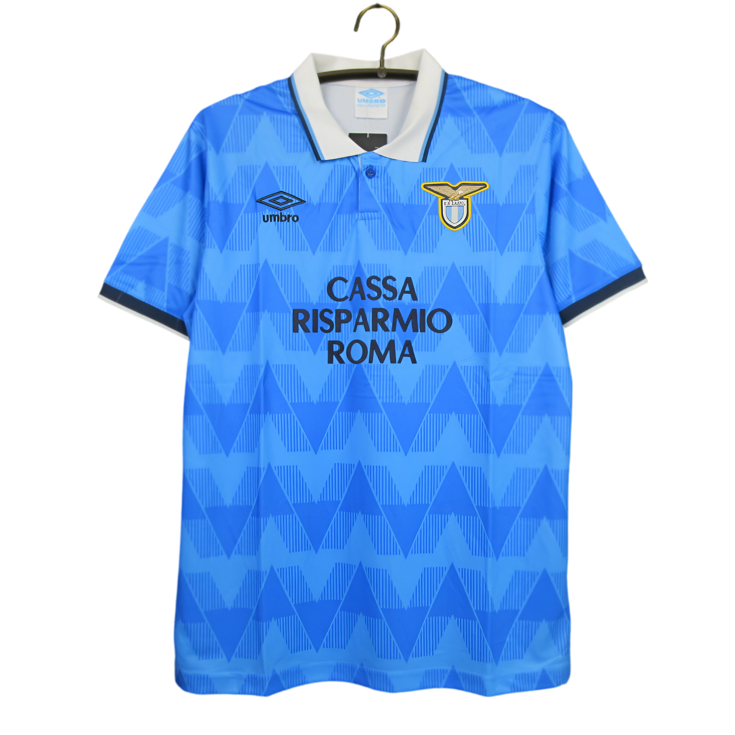 1989/1990 Lazio CASSA RISPARMIO ROMA Home Retro Kit - ClassicKits433 - GovintageJersey