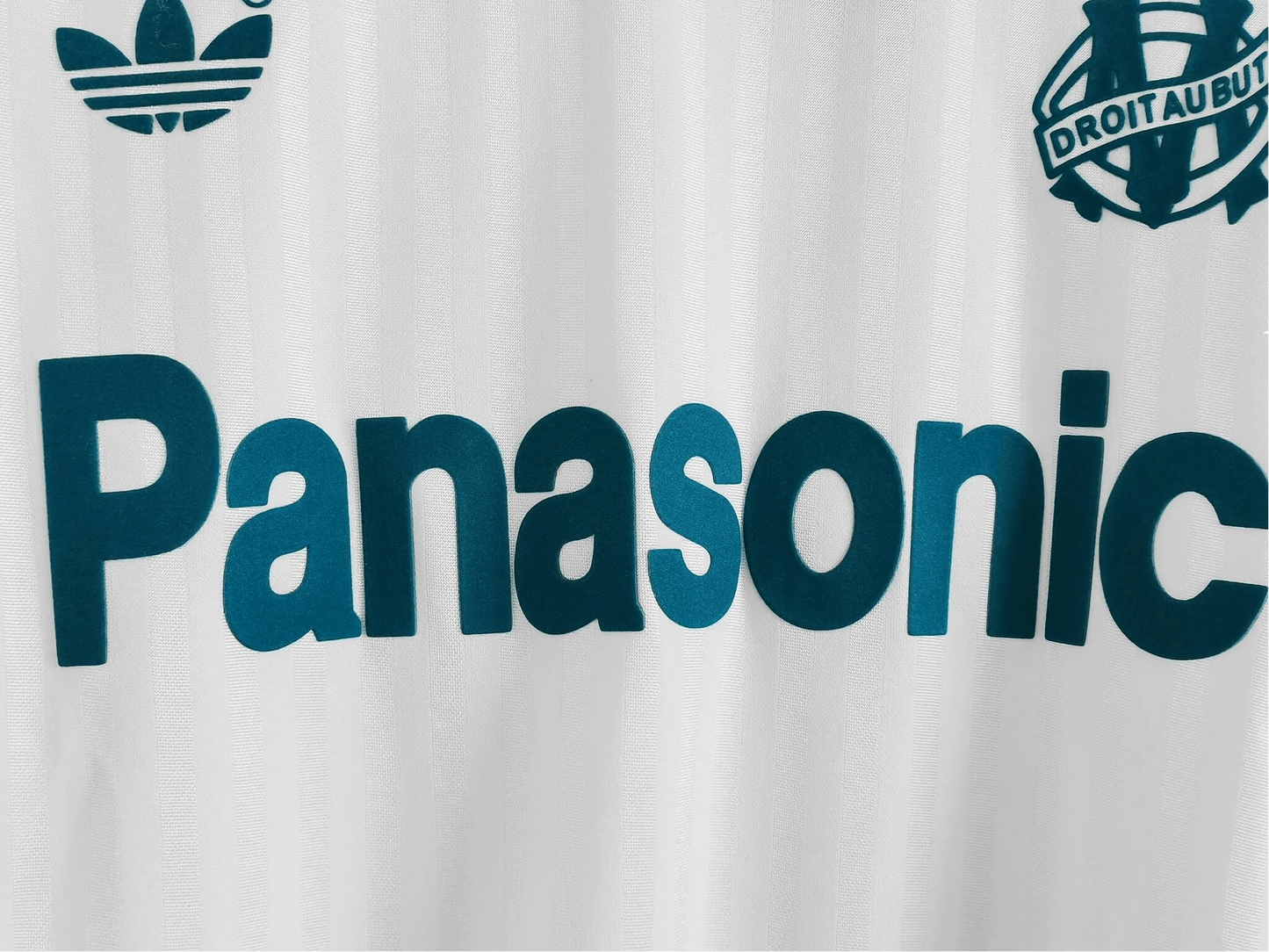 1990 Olympique de Marseille Panasonic - Home Retro Kit – Long Sleeves - GovintageJersey