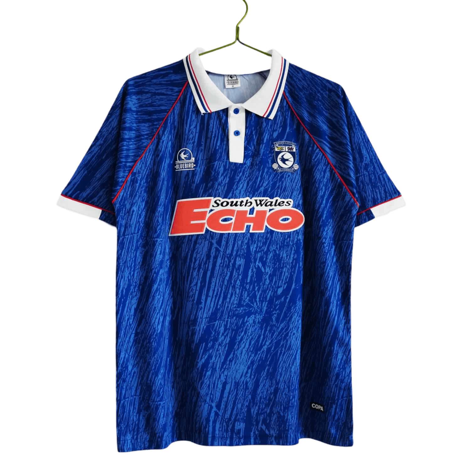 1990/1991 Cardiff City South Whales Echo Home Retro Kit - ClassicKits433 - GovintageJersey