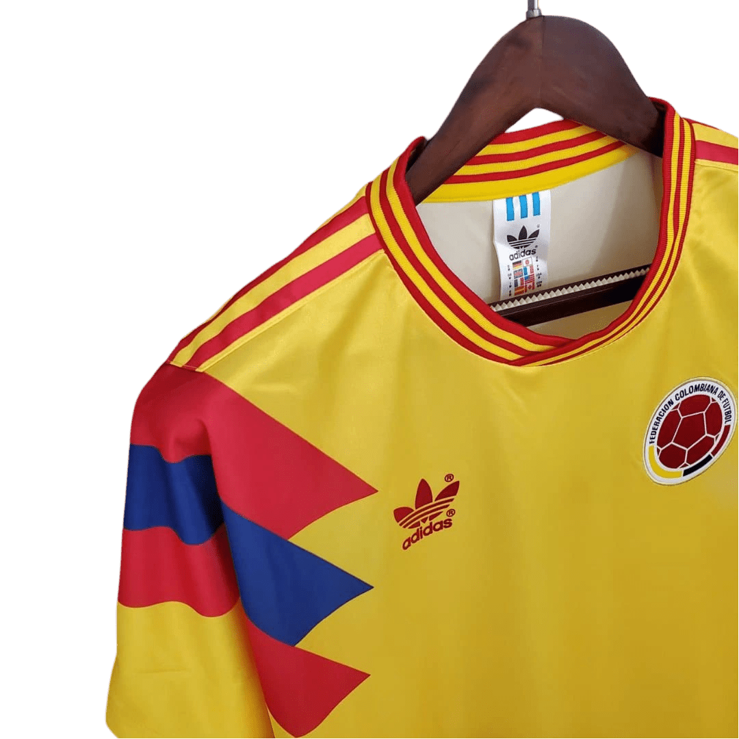 1990/1991 Colombia Home Retro Kit - ClassicKits433 - GovintageJersey