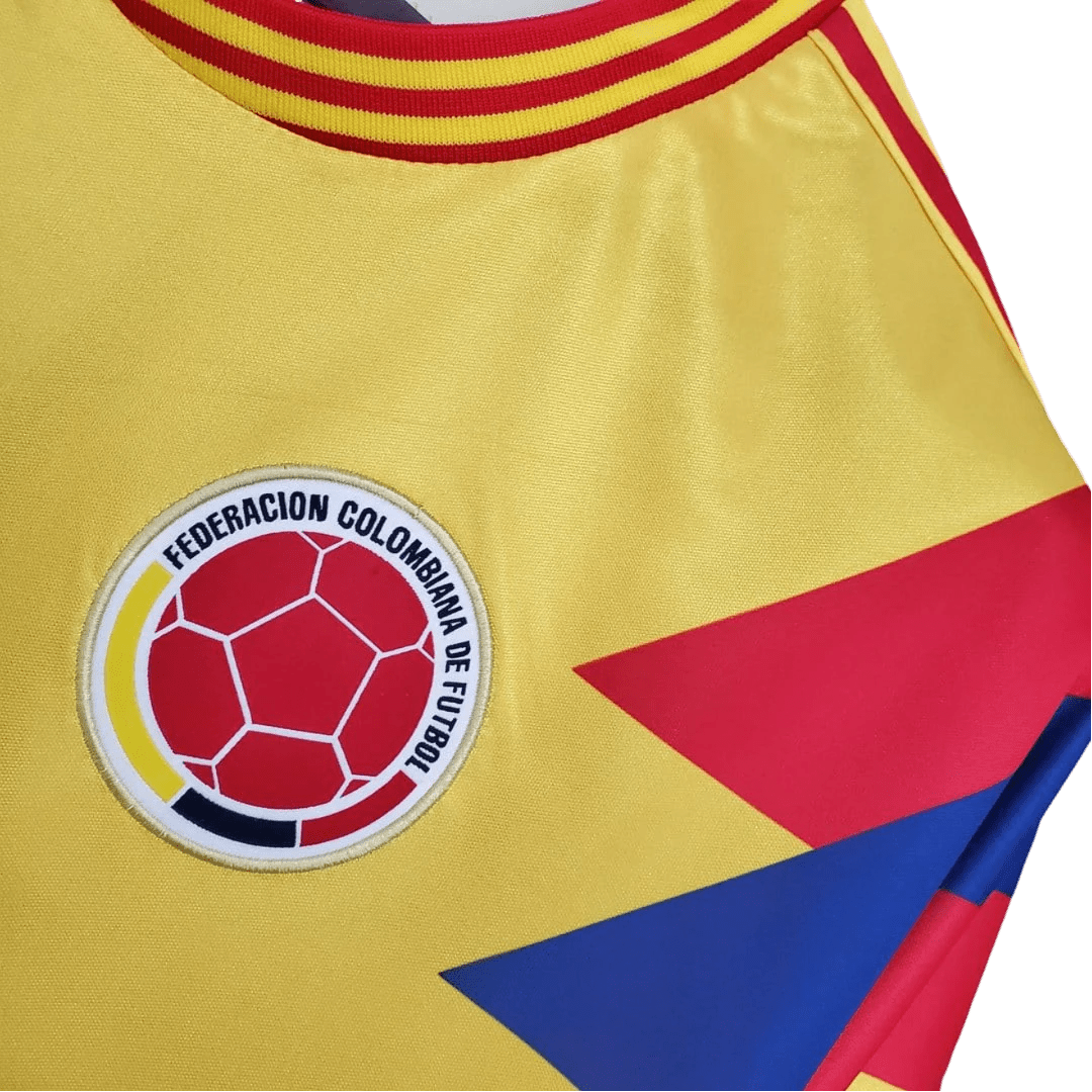 1990/1991 Colombia Home Retro Kit - ClassicKits433 - GovintageJersey