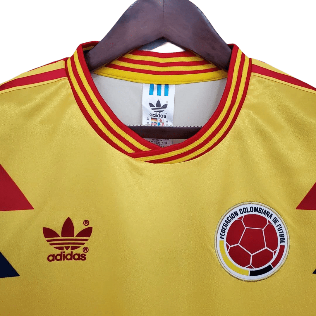 1990/1991 Colombia Home Retro Kit - ClassicKits433 - GovintageJersey